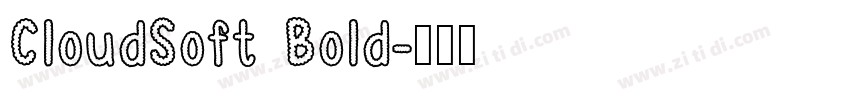 CloudSoft Bold字体转换